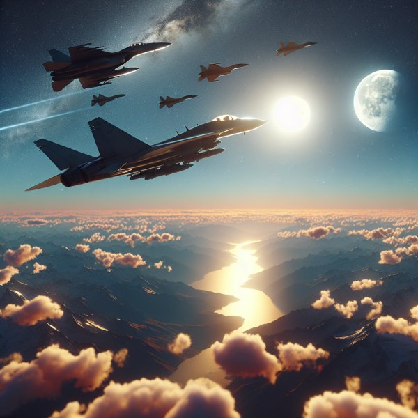 Fly Me to the Moon: A High-Flying Quiz on Fighter Jets and Fancy Tech