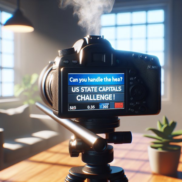 Can You Handle the Heat? US State Capitals Challenge!