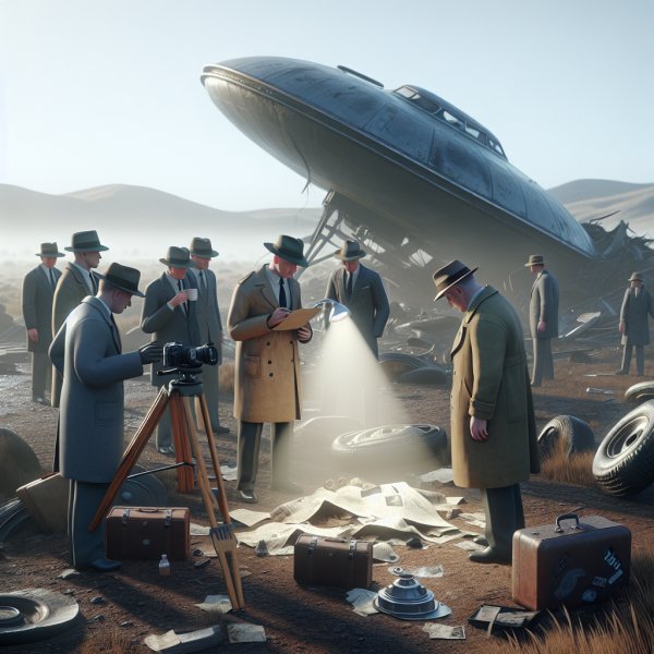 Investigating the Initial Responses to the Roswell Incident