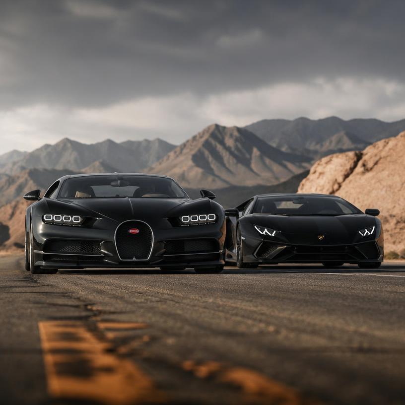 Battle of the Beasts: Bugatti vs. Lamborghini!