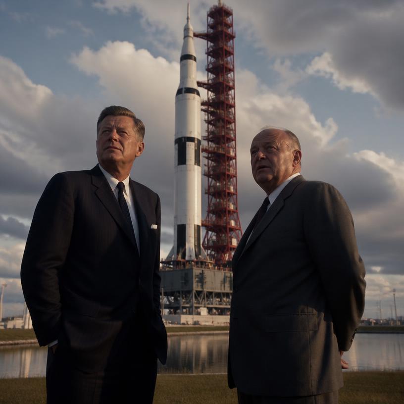 Celestial Titans: Icons of the Space Race