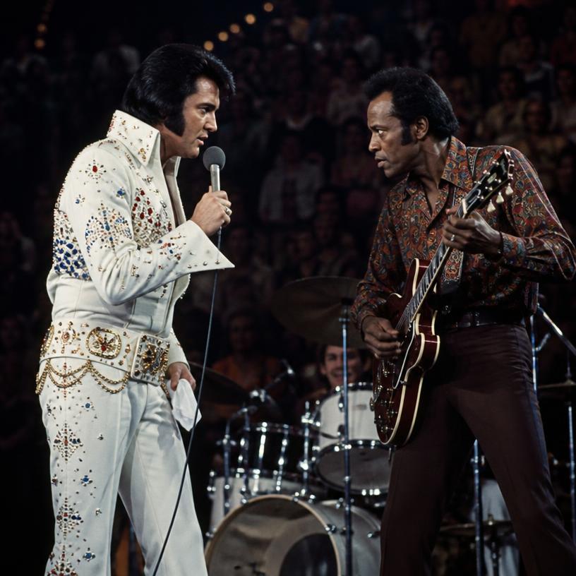 The Ultimate Showdown: Elvis vs. Chuck!